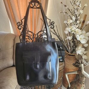 Mario Hernandez leather shoulder bag